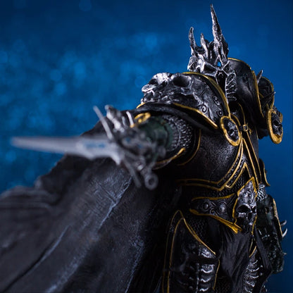 36cm World of Warcraft Game Peripherals 7th Lich King Illidan Stormrage Anime Figure Model Desktop Decoration Gifts Toys Kids
