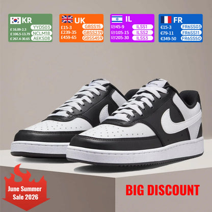 Nike Court Vision Fashionable and Versatile Slip-Resistant and Durable Everyday Casual Women's Low-Top Sneakers DH3158-003