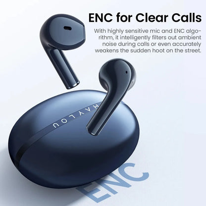 HAYLOU X1 2023 TWS Bluetooth 5.3 Earphones Wireless Earbuds with 24H Battery, IPX4 Waterproof, APP Control, Low Latency Stereo Headphones