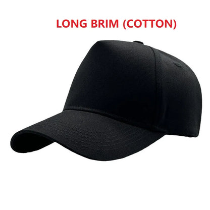 Baseball Caps for Big Head Men Women XXL Oversize High Crown Adjustable Plain Solid Snapback Hats 56-60cm 60-65cm