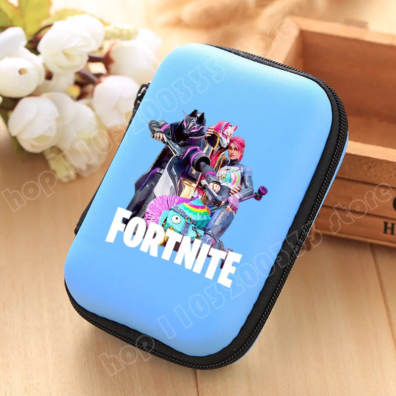 Nova Bolsa de Arrumação Fortnite Multifuncional para Cabos de Dados, Carregadores e Auriculares, Bolsa Protetora de Viagem, Presente de Aniversário para Crianças