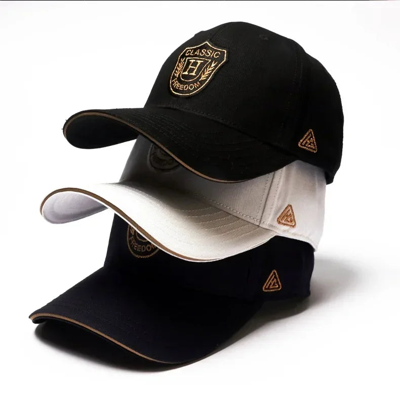 Men's Hat Baseball Cap for Men New Fashion Luxury Brand Embroidery Chinese Style Big Size Cotton Trucker Hat HipHop For 4seasons