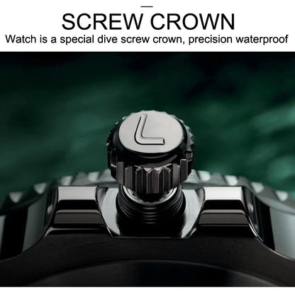 LOREO Original Men Business Watch 20ATM Waterproof Wristwatch Top Brand Casual Sport Seagull Automatic Mechanical Watch Men