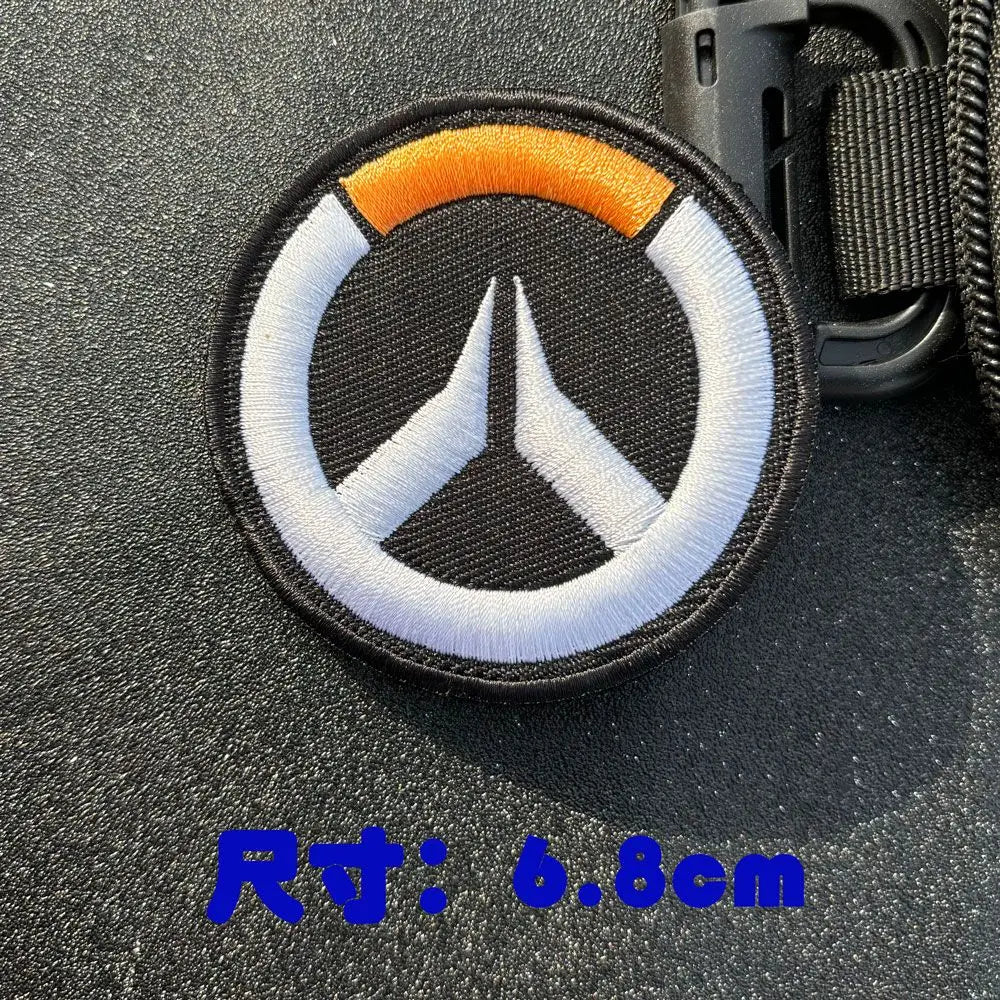 Patch de braço anime Overwatch DVA para cosplay, mochila, aplicação decorativa e vestuário
