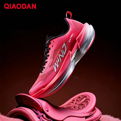 QIAODAN WIND 4PRO Chaussures de marathon à semelle en carbone pour homme - Baskets de course professionnelles - Chaussures de sport de course à pied respirantes QDB023262291