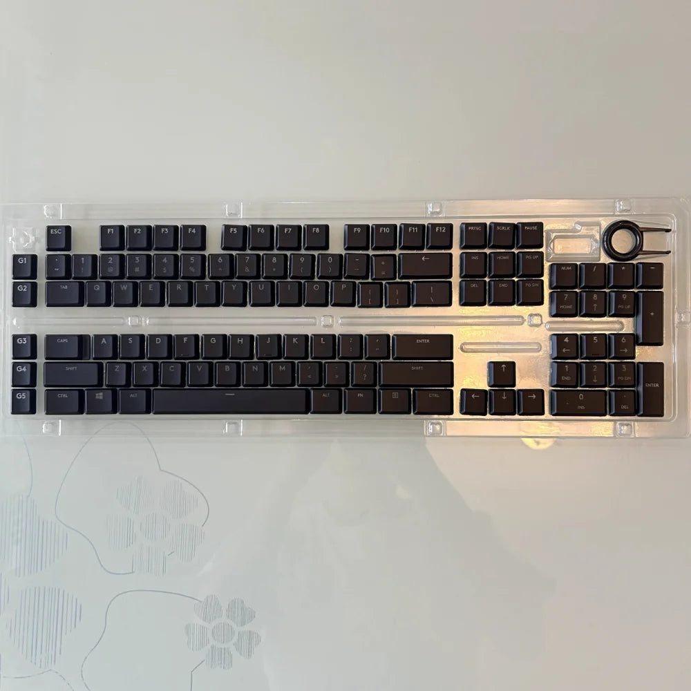 Wireless Gaming Mechanical Keyboard Keycaps Compatible with Logitech G913TKL G915 G813 G815 RGB Transparent Keyboard