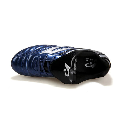 Chaussures de football pour homme, chaussures de sport, nouvelles, en cuir, grandes tailles, tige haute, crampons, baskets d'entraînement, confortables