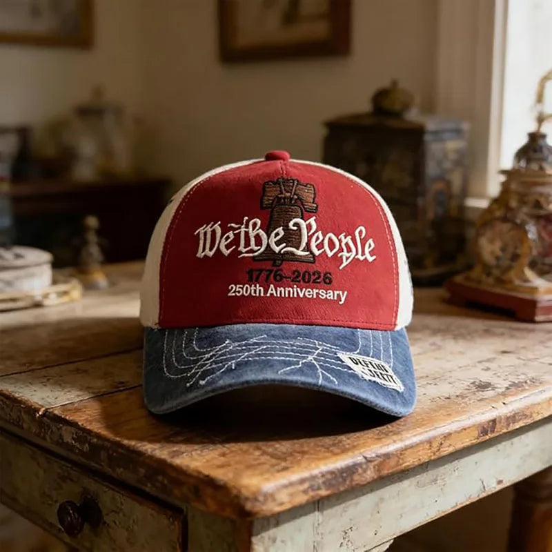 ABLECAP Nye broderede baseballkasketter til USA's 250-års jubilæum 1776-2026 til mænd og kvinder – nytårsgave til voksne
