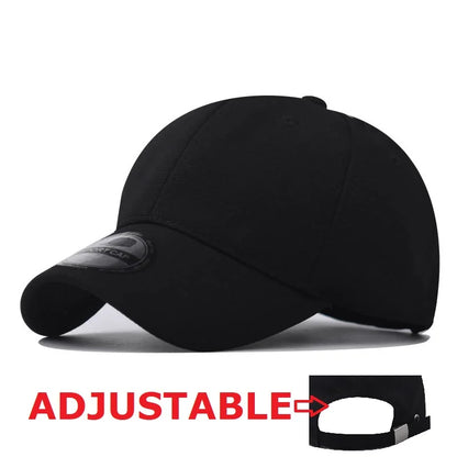Casquettes Snapback fermées à l'arrière, non réglables, pour homme, de qualité, style hip-hop, ajustées, pour adulte, couleur unie, casquettes de baseball, 57-58 cm, pour petits visages