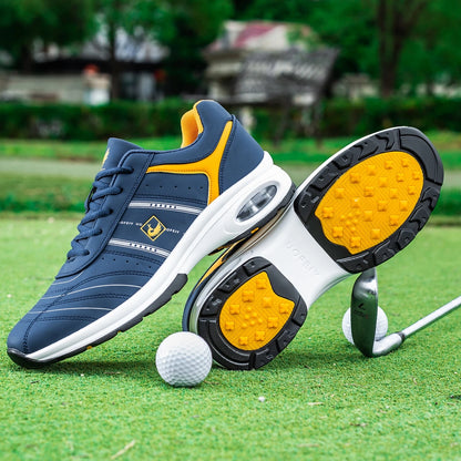 OIMKOI Men Golf Shoes Casual Breathable Waterproof Non-slip Golf Outdoor Training Shoes