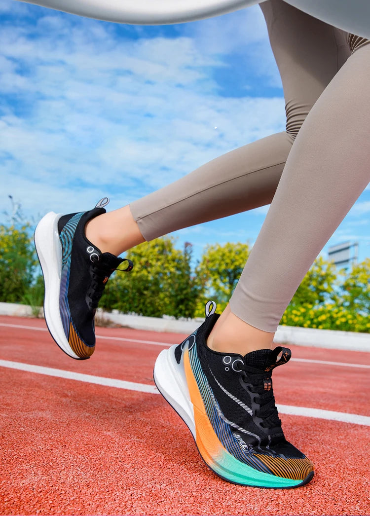 2025 Men's And Women's Professional Carbon Board Marathon Running Shoes Shock Absorption Ultra-light Stable Support Sports Shoes