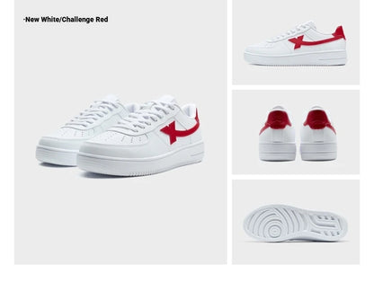 Xtep White Sneakers Female 2026 Spring Couples Versatile Trendy Casual Thick-soled Increase Sports Women Shoes 874118319851