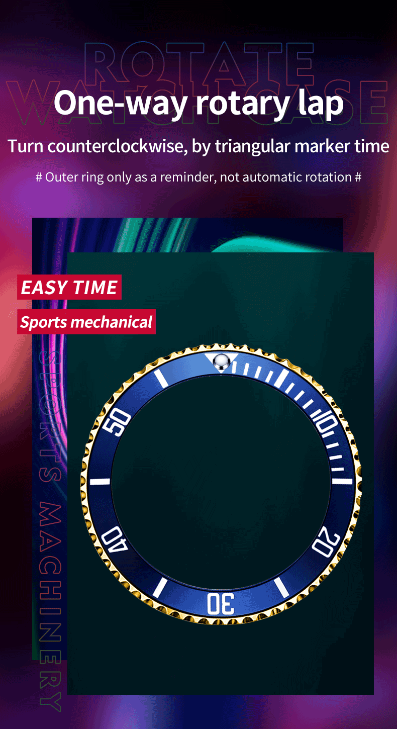 Montre pour homme OLEVS 6650 : montre mécanique automatique classique d'origine pour homme, cadran en zircon, étanche, luminescente, en acier inoxydable