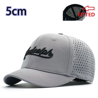 Casquettes de baseball à fond fermé, grande taille, en maille respirante, style « trucker », pour hommes à la tête large, casquette de sport haute, extra-large, 60 cm, 65 cm