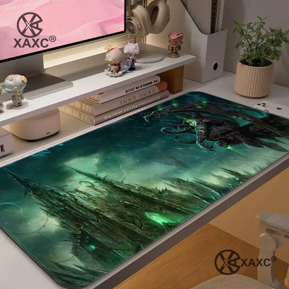 Lich King World Of Warcraft XAXC Mouse Pad large keyboard mouse desk pad non-slip rubber gaming mouse pad laptop mouse carpet