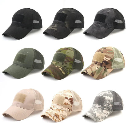 Cappellino unisex sportivo da esterno con protezione solare ad asciugatura rapida - Cappellino casual da uomo - Cappellino unisex da donna - Cappellino mimetico da caccia e pesca - Cappellino da baseball in stile militare