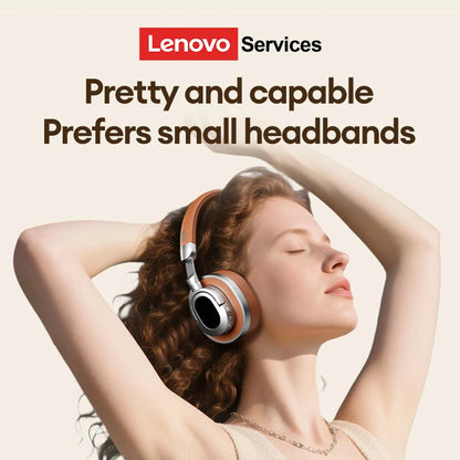 Lenovo LE602 Auriculares circumaurales Bluetooth 6.0 – Auriculares gaming HiFi estéreo ANC inalámbricos y con cable con micrófono ENC HD