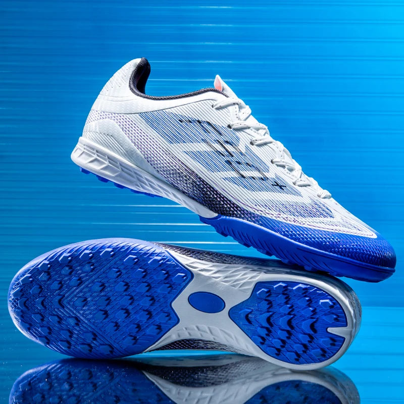 Chaussures de football pour hommes, crampons d'entraînement rapides pour terrain extérieur, chaussures de football à crampons pour terrain synthétique, baskets basses originales unisexes