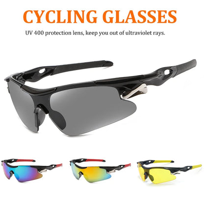 Sports Men Sunglasses Road Cycling Glasses Mountain Riding Protection Goggles Eyewear Mtb Bike Fishing Camping Outdoor Glasses