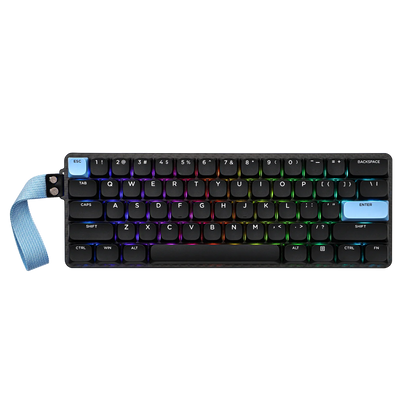EPOMAKER Carbon60 60% QMK/VIA ANSI VIA Wired/Bluetooth 5.0/2.4GHz Wireless Portable Mechanical Keyboard Carbon Fiber Case