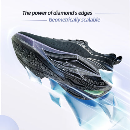 ONEMIX Men Running Shoes Super Lightweight Outdoor Athletic Training Jogging Sneakers Anti-Slip Wear-Resistant Walking Footwear
