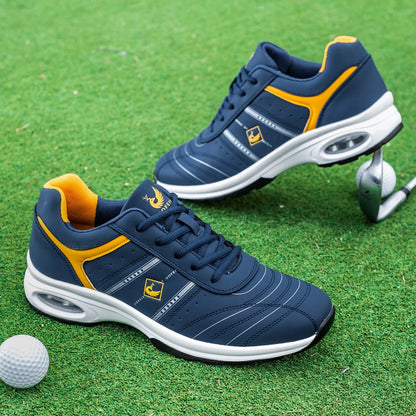 OIMKOI Men Golf Shoes Casual Breathable Waterproof Non-slip Golf Outdoor Training Shoes