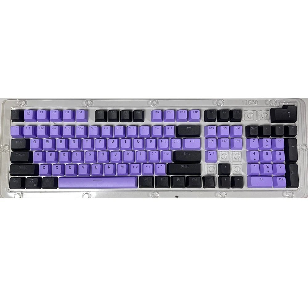 106 Keys Grey Red Keycaps PBT Specials Keycap Backlit Two-Color Key Caps For MX Switch 61/87104 Mechanical Keyboard