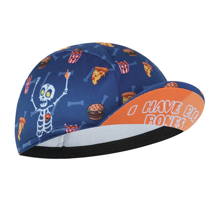 Cappellino da ciclismo con teschio per uomo e donna, cappellino sportivo da esterno, estivo, traspirante, da indossare sotto il casco da ciclismo
