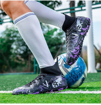 New Men Professional Soccer Shoes Non-slip Football Boots Unisex Breathable Futsal Sports New Cleats Drop Shipping Ultralight