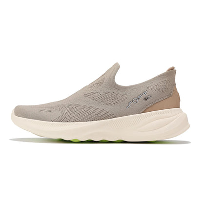 Li-Ning SOFT GO 2 KNIT slip-on wandelschoenen voor heren, casual, dempend, comfortabel en stabiel, LiNing mesh joggingsneakers voor dagelijks sporten AGLV017