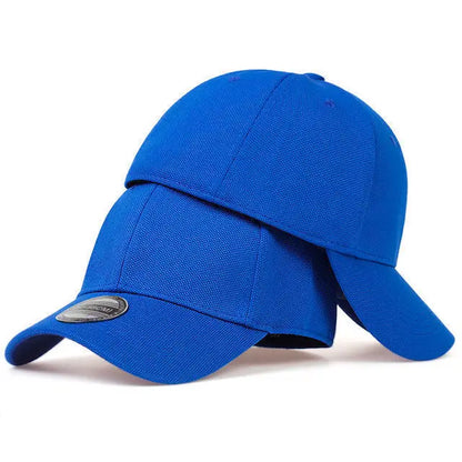 Casquettes Snapback fermées à l'arrière, non réglables, pour homme, de qualité, style hip-hop, ajustées, pour adulte, couleur unie, casquettes de baseball, 57-58 cm, pour petits visages