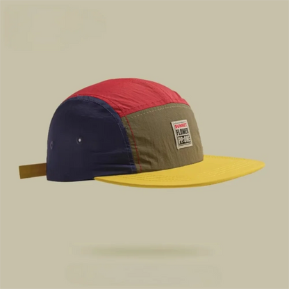 Retro Japanese Style Hip-hop Hats Thin 5 Panel Flat Brimmed Baseball Cap Breathable Quick-drying Sunscreen Hat Unisex