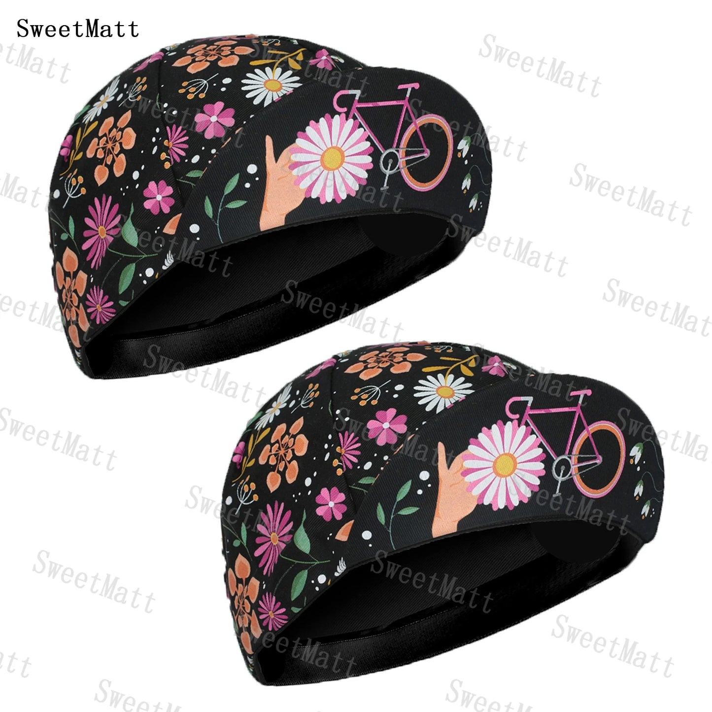 SweetMatt  Classic Retro Cycling Cap  Simple Colorful A Variety Of Styles To Choose From Unisex Size Quick Drying Bicycle Hat