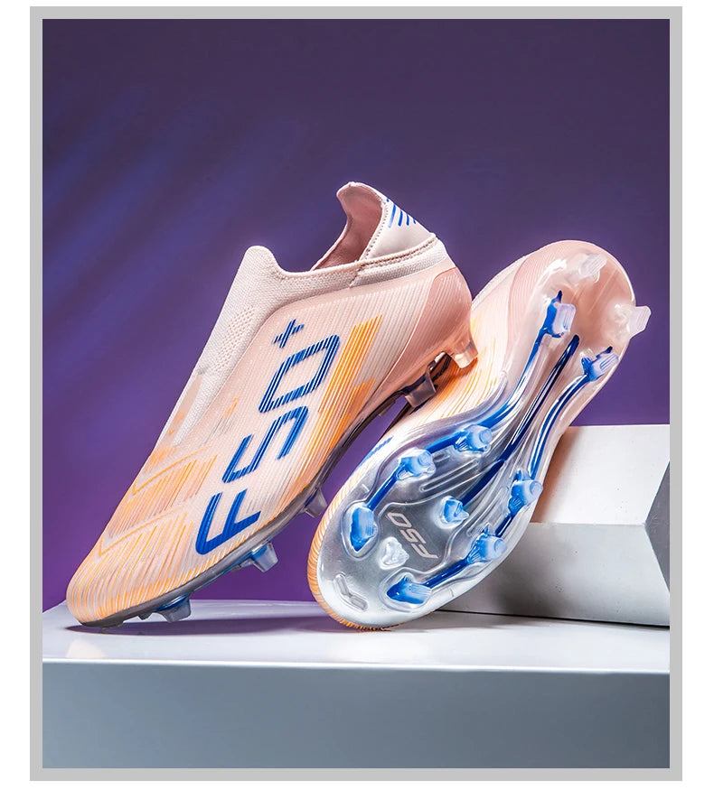 New Men's Football Boots Non-Slip Soccer Shoes Indoor Cleats Professional Turf Futsal Grass Ultralight Sport Comfortable Adult