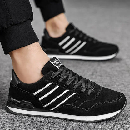 2025 New High Quality Men's Sneakers Leather Casual Shoes Autumn Breathable Men Shoes Male Flat Shoe Men's Casual Shoes