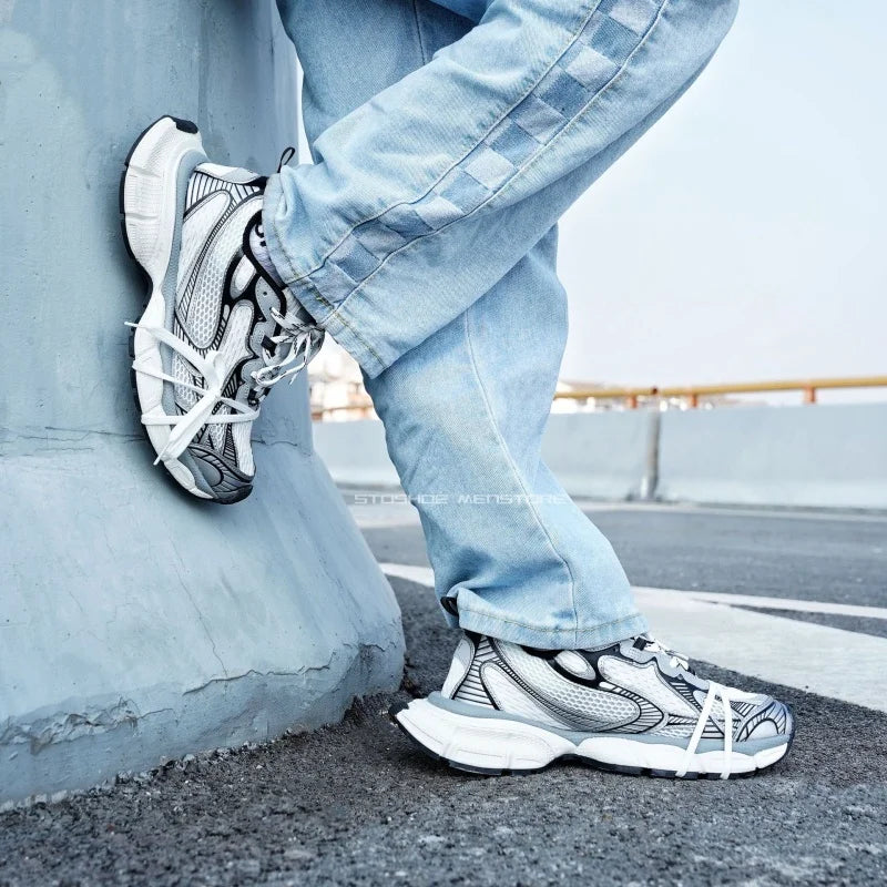 Chaussures à semelles épaisses pour hommes et femmes, pointures 36 à 45. Paris 3XL. Chaussures « Dad Shoes » pour gagner en hauteur. Chaussures épaisées respirantes. Chaussures de sport décontractées.