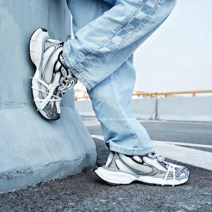 Chaussures à semelles épaisses pour hommes et femmes, pointures 36 à 45. Paris 3XL. Chaussures « Dad Shoes » pour gagner en hauteur. Chaussures épaisées respirantes. Chaussures de sport décontractées.