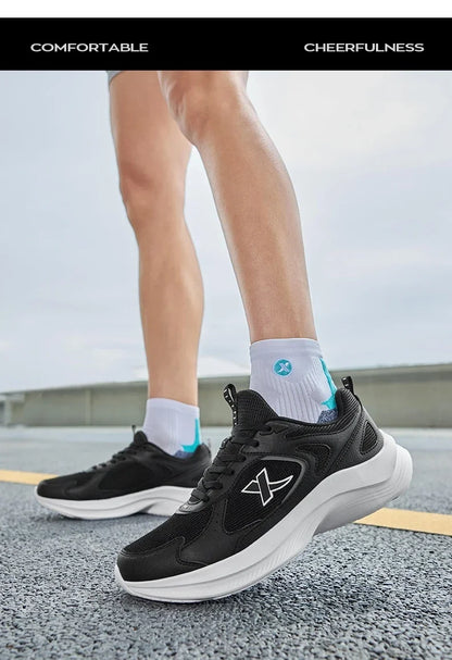 XTEP Running Shoes For Women 2025 Summer New Elastic Comfortable Wear-Resistant Training Professional Sports Shoes 875218110067