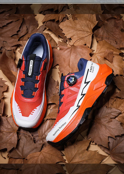 Men's Sneakers Casual Outdoor Anti-Slip Shock-Absorbing Versatile Off-Road Hiking Shoes, Comfortable Soft Sole Running Shoes for Men