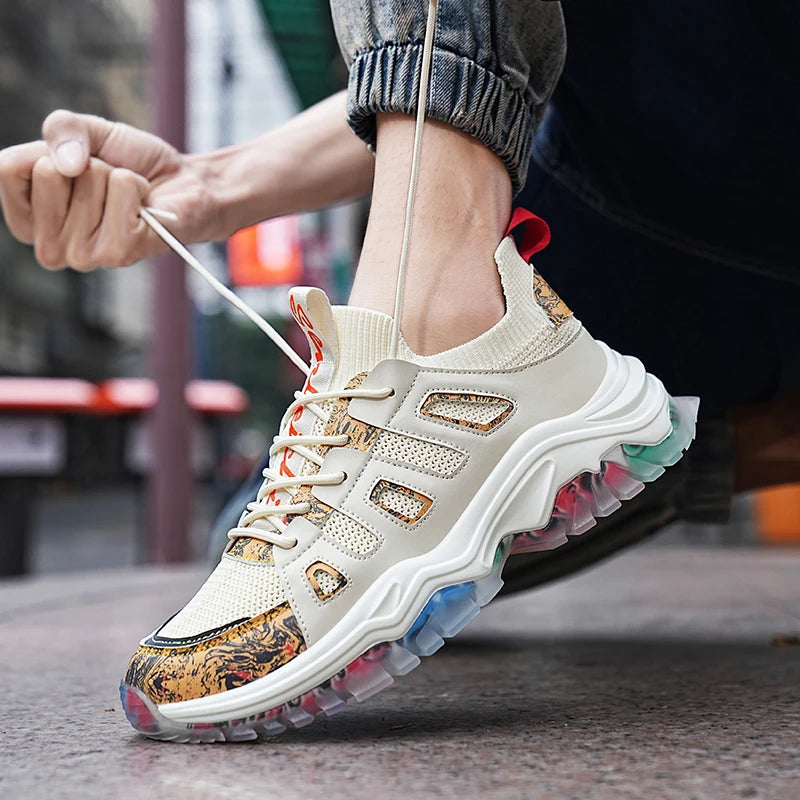 2023 new Shoes For men Sneakers Male casual Mens Shoes tenis Luxury shoes Trainer Race Breathable Shoes fashion loafers running