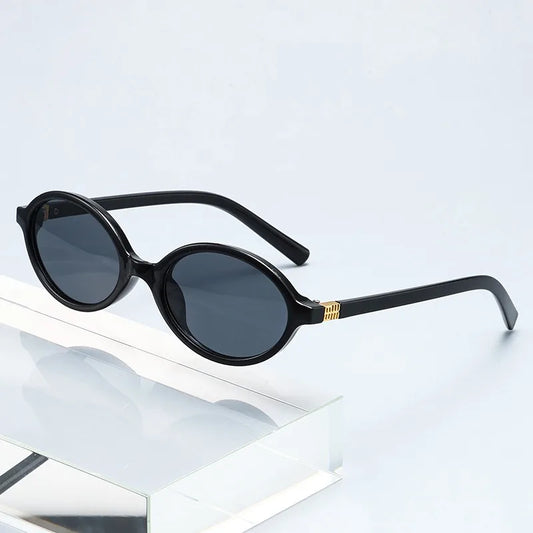 Small Fashion Oval Leopard Sunglasses Women Lovely Ins No Makeup Anti Blue Light Glasses Cute Decorative Computer Glasses 선글라