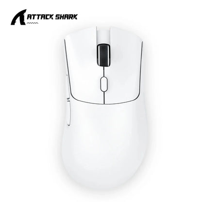 Attack Shark R1 Wireless Gaming Mouse, Tri-Mode Bluetooth Gaming Mouse with PAW3311 Sensor, 18000 DPI, 1000Hz Polling Rate, Rechargeable Ergonomic Gaming Mouse