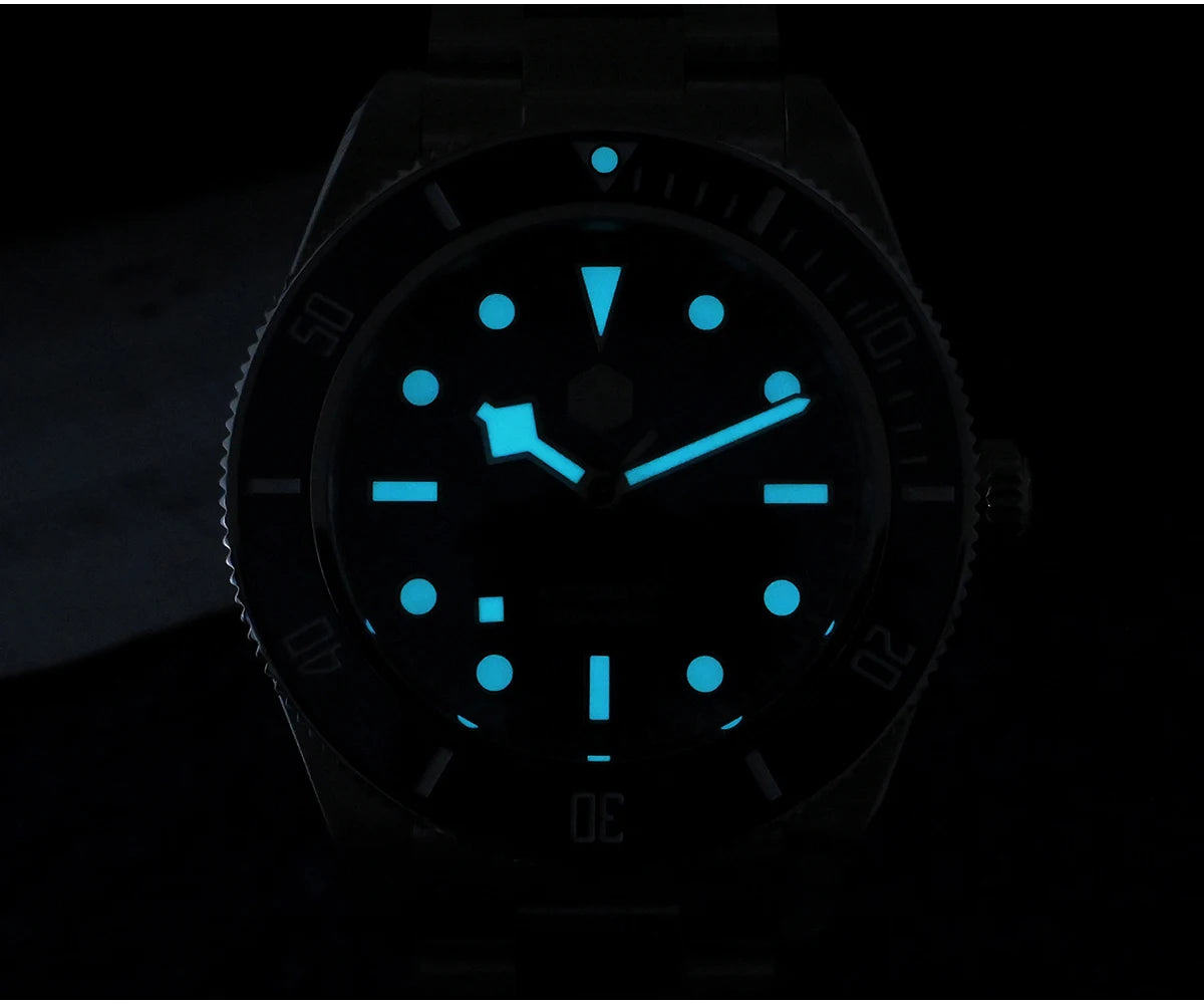 San Martin 40mm NH35 Automatic Men Diving Watch 20ATM Waterproof BB58 Sapphire Wristwatch BGW-9 C3 Luminous Reloj SN0008C/D