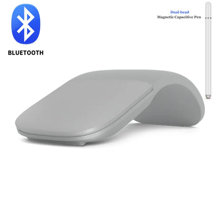 Bluetooth Arc Touch Mouse for Microsoft Surface, Wireless Ergonomic Bluetooth Mouse, Silent Foldable Laser Mouse for Laptop, PC & Windows