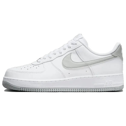 Nike Air Force 1 '07 White Light Smoke Grey Casual Comfortable Cushioning AF1 Low Men Skateboarding Shoes Streetwear FJ4146-100