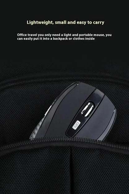 Wireless Mouse Silent 2.4G Wireless Mouse, Portable Optical Wireless Mouse with Adjustable 1600 DPI, USB Nano Receiver, Silent Wireless Mouse for Laptop, PC, MacBook & Notebook