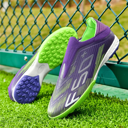 New Men's Football Boots Turf Soccer Shoes Sport Ultralight Comfortable Cleats Futsal Non Slip Fg Grass Indoor Adult Non-Slip