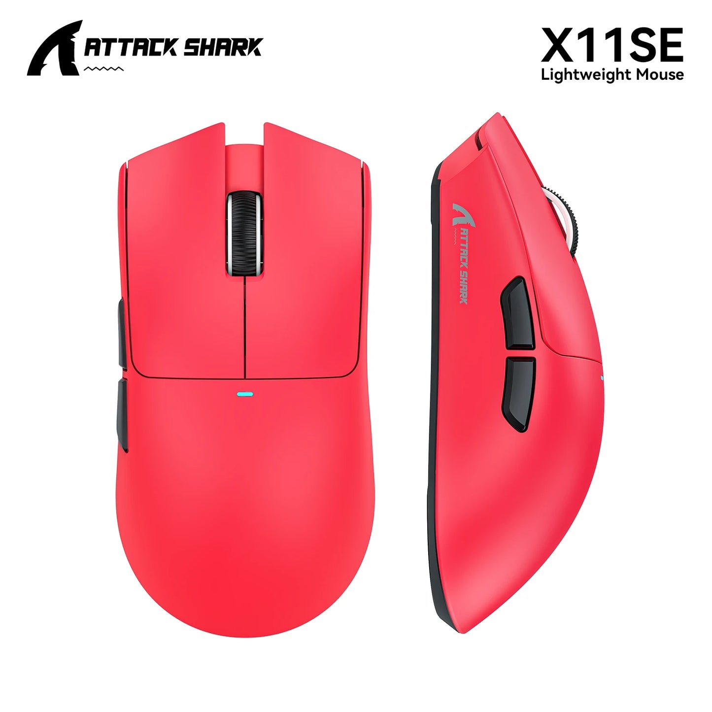 ATTACK SHARK X11 Wireless Gaming Mouse, 22K DPI PAW3311 Tri-Mode Gaming Mouse, Bluetooth 2.4G Wired RGB Lightweight Gaming Mouse
