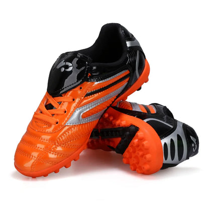 Chaussures de football pour homme, chaussures de sport, nouvelles, en cuir, grandes tailles, tige haute, crampons, baskets d'entraînement, confortables