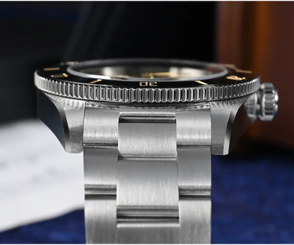 San Martin 40mm NH35 Automatic Men Diving Watch 20ATM Waterproof BB58 Sapphire Wristwatch BGW-9 C3 Luminous Reloj SN0008C/D